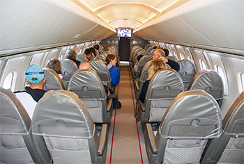 The forward cabin